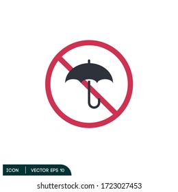 no rain icon sign illustration vector eps 10