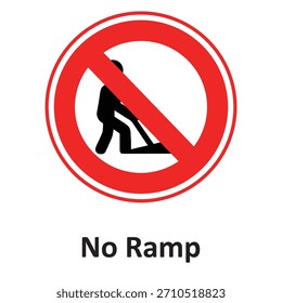Icono de Vector de acceso sin rampa que puede modificarse o editarse fácilmente

