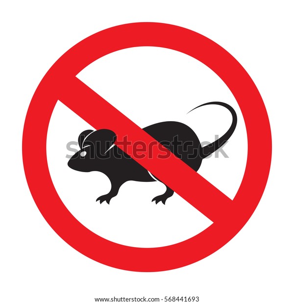 No Rats Vector Icon Stock Vector (Royalty Free) 568441693