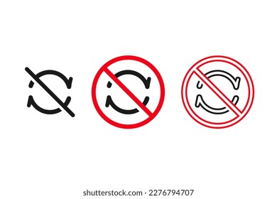 No refresh sync icon. Illustration vector