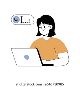 No Results Found Modern illustrations. Eps 10 file on transparent background