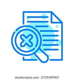 No Results Icon In Shape Vector Illustration