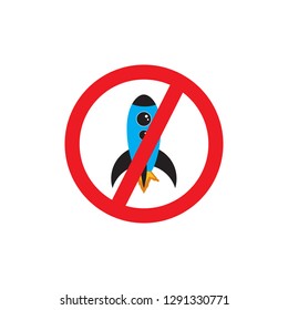 no rocket sign