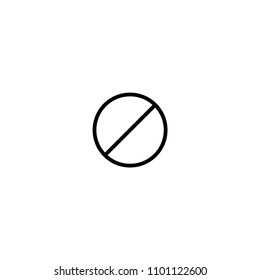 No round Icon