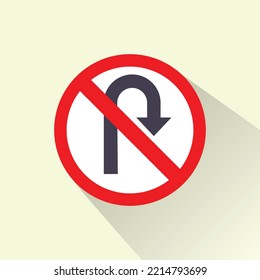 no round sign, can be used for icon