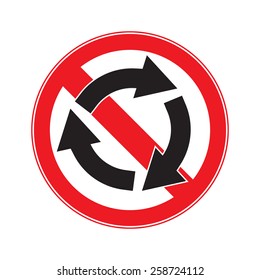 No roundabout ahead