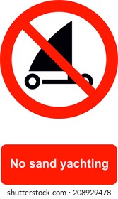 No sand yachting
