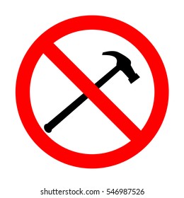 No Saw simple Icon. 