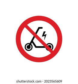 No Scooter Icon No Kick Scooter Stock Vector (Royalty Free) 2023565609 ...