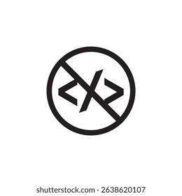 No script coding icon vector illustration. Low coding developing application background vector design icon. Low code banner digital concept sign.eps10