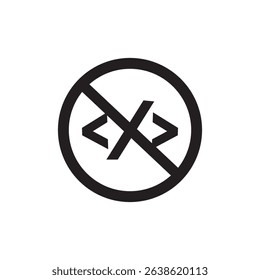 No script coding icon vector illustration. Low coding developing application background vector design icon. Low code banner digital concept sign.eps10