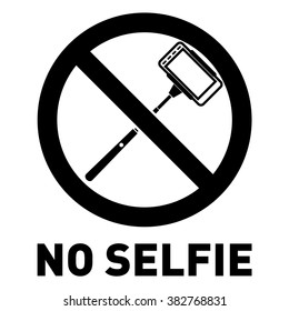 No selfie icon