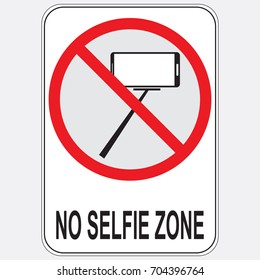 No Selfie Sign Stock Vector (Royalty Free) 704396764 | Shutterstock