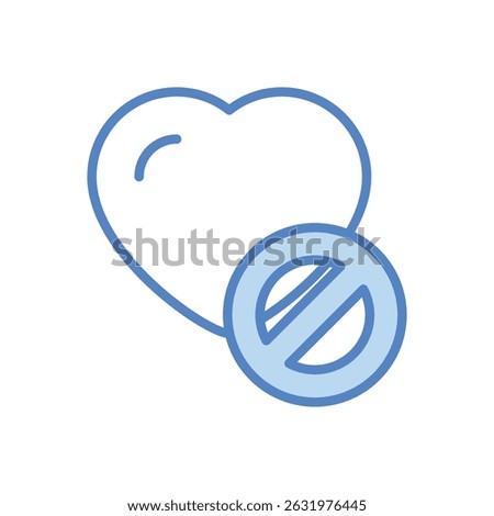No Sex vector icon stock illustration