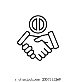 Icono sin sacudida en vector. Ilustración