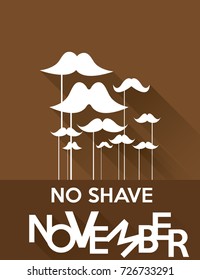 No shave november poster