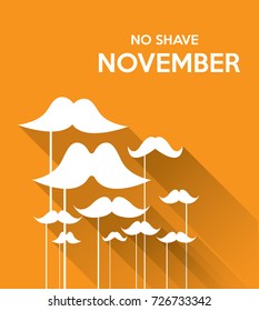 No shave november poster