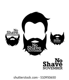 no shave november,hair, beard,mustache logo 4