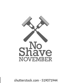 No Shave November,hair, Beard,mustache Logo 10