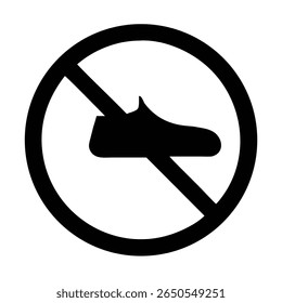 No Shoes Calçado Proibição Política de Pés Descalços Templo Espaço Sagrado Regras Mesquita Etiqueta Ambiente Limpo Protocolo de Higiene Interior Respeito Cultural Costumes Religiosos