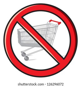 no shopping carts allowed
