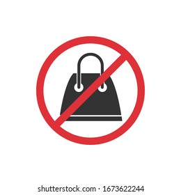 No shopping. Prohibition sign for quarantine. Public access restriction