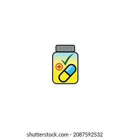 No Side Effect Of Medicine Icon Symbol Vector File. Or Drugs Medicine Icon.