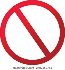 no sign , do not enter sign