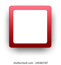 No Sign, No symbol, Not Allowed isolated on white background.Vector illustration