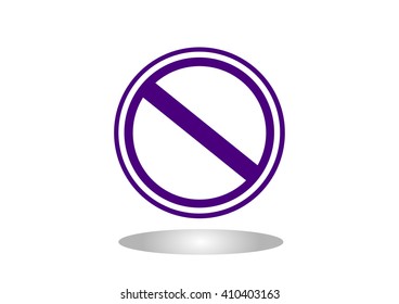 No Sign. Vector
