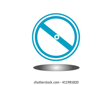 No Sign. Vector