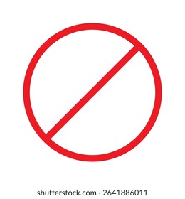 no sign vector design, eps 10 warning sign, .icon vector color aris