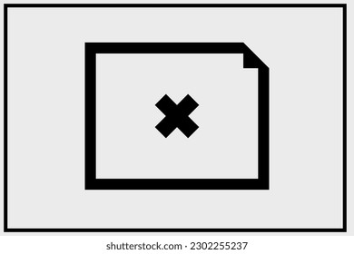 kein Zeichen, kein Dateivektorsymbol schwarz