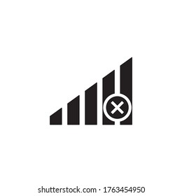 no signal icon, technology icon vector