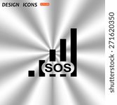 no signal, poor signal strength, signal strength indicator. icon. vector design