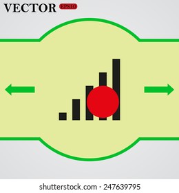 no signal, poor signal strength, signal strength indicator, vector illustration, EPS 10
