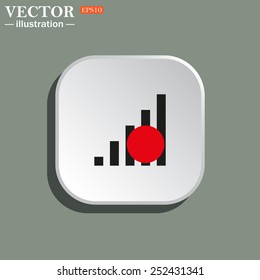 no signal, poor signal strength, signal strength indicator, vector illustration, EPS 10