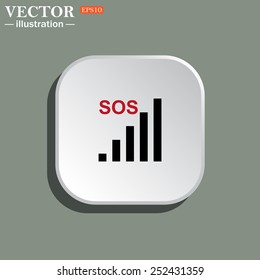 no signal, poor signal strength, signal strength indicator, vector illustration, EPS 10