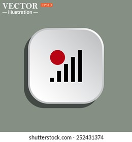 no signal, poor signal strength, signal strength indicator, vector illustration, EPS 10