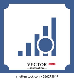 no signal, poor signal strength, signal strength indicator, web icon. vector design