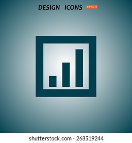 no signal, poor signal strength, signal strength indicator. icon. vector design