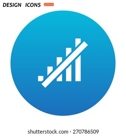 no signal, poor signal strength, signal strength indicator. icon. vector design