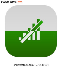 no signal, poor signal strength, signal strength indicator. icon. vector design
