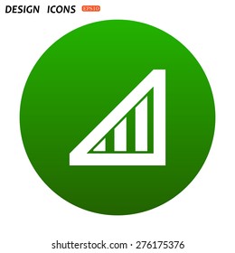 no signal, poor signal strength, signal strength indicator. icon. vector design