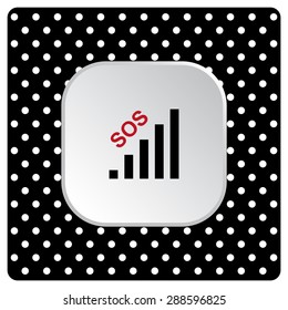 no signal, poor signal strength, signal strength indicator. icon. vector design