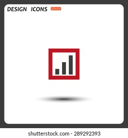 no signal, poor signal strength, signal strength indicator. icon. vector design