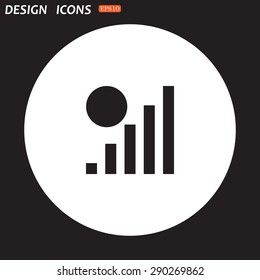 no signal, poor signal strength, signal strength indicator. icon. vector design