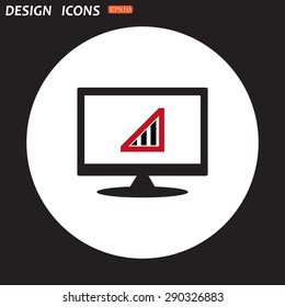 no signal, poor signal strength, signal strength indicator. icon. vector design