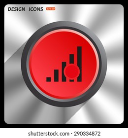 no signal, poor signal strength, signal strength indicator. icon. vector design