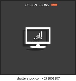 no signal, poor signal strength, signal strength indicator. icon. vector design